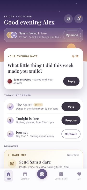 Sky of the moment theme