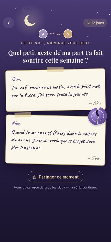 Question du soir révélée